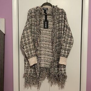 Anthropologie, Oliver.O by Escio Boho Fringe Cardigan Size Medium